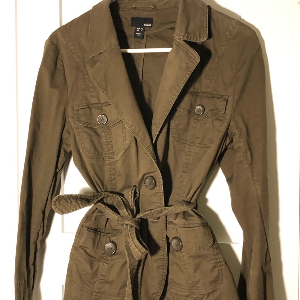 Fitted cotton jacket